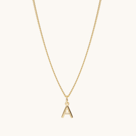 Little Love Letter Necklace Gold